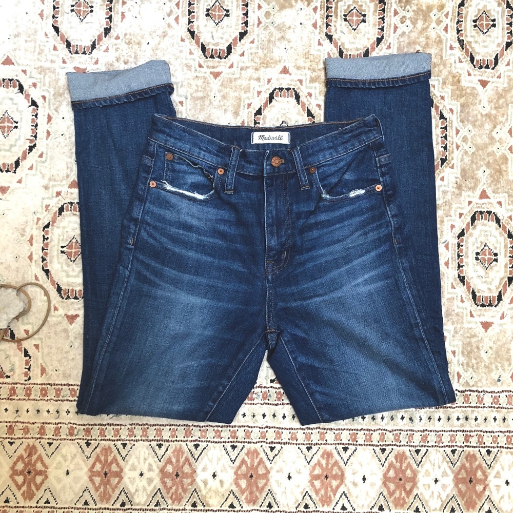 Madewell High-Rise Slim Boyjean, 25